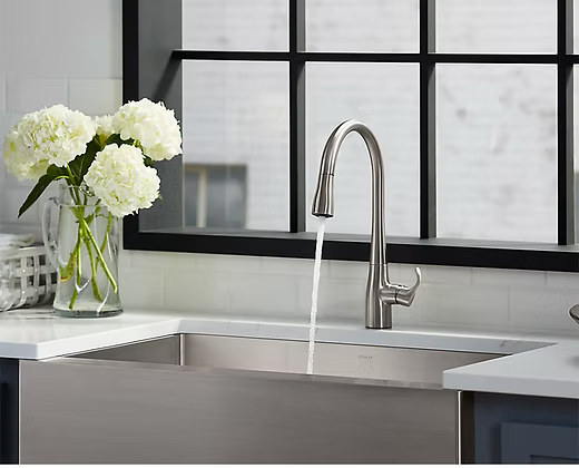 PROHS - Kitchen Faucet - KOHLER Simplice with Three-Function Sprayhead Kitchen Faucet