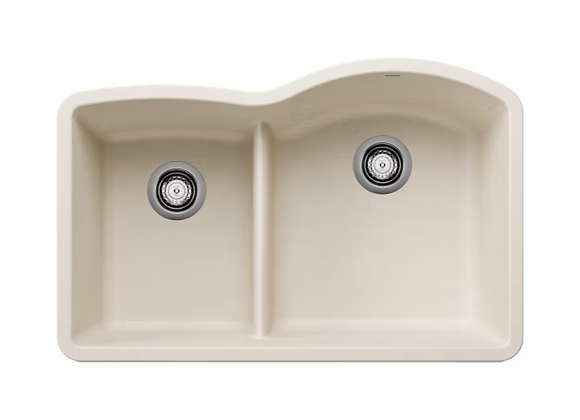 PROHS - Kitchen Sinks - Blanco Diamond Low Divide 40-60 Granite Composite Kitchen Sink