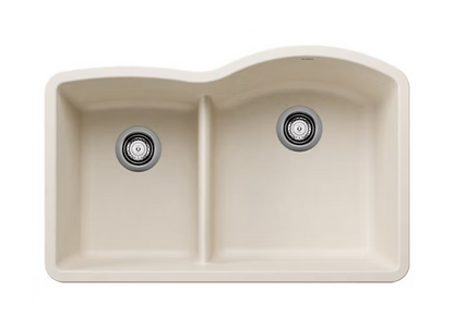 PROHS - Kitchen Sinks - Blanco Diamond Low Divide 40-60 Granite Composite Kitchen Sink