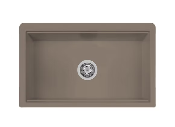 PROHS - Kitchen Sinks - Q Ancona Apron Front Ledged Granite Composite Kitchen Sink