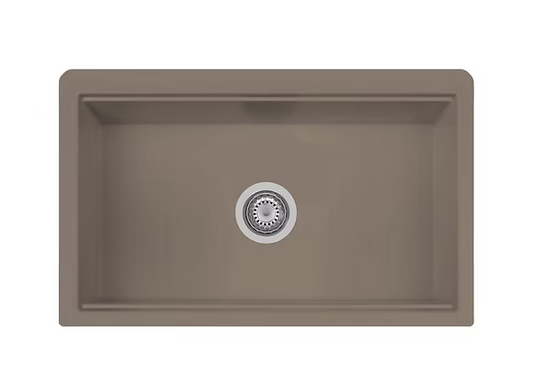 PROHS - Kitchen Sinks - Q Ancona Apron Front Ledged Granite Composite Kitchen Sink