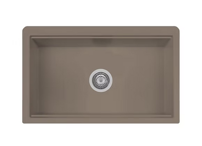 PROHS - Kitchen Sinks - Q Ancona Apron Front Ledged Granite Composite Kitchen Sink