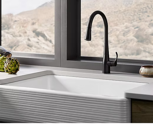 PROHS - Kitchen Faucet - KOHLER Simplice with Three-Function Sprayhead Kitchen Faucet