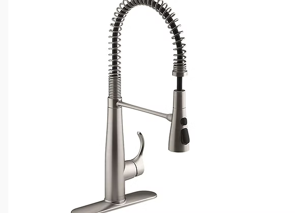 PROHS - Kitchen Faucet - KOHLER Simplice Semi-pro with Three-Function Sprayhead Kitchen Faucet