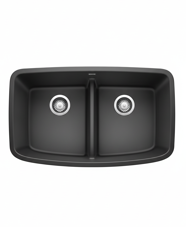 PROHS - Kitchen Sinks - Blanco Valea Equal Low Divide Granite Composite Kitchen Sink