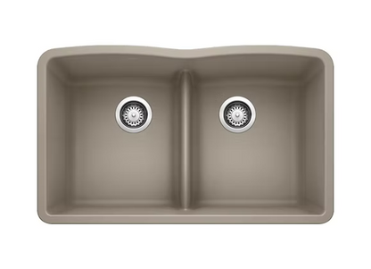 PROHS - Kitchen Sinks - Blanco Diamond Equal Low Divide Granite Composite Kitchen Sink