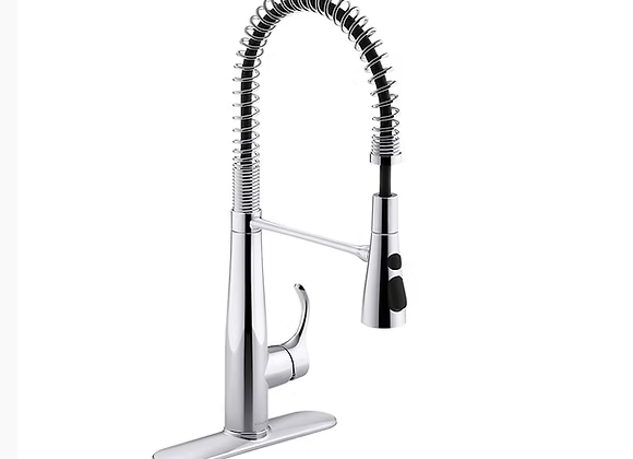 PROHS - Kitchen Faucet - KOHLER Simplice Semi-pro with Three-Function Sprayhead Kitchen Faucet