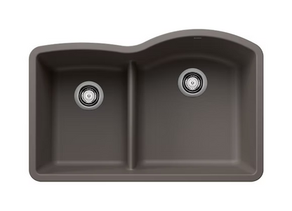 PROHS - Kitchen Sinks - Blanco Diamond Low Divide 40-60 Granite Composite Kitchen Sink