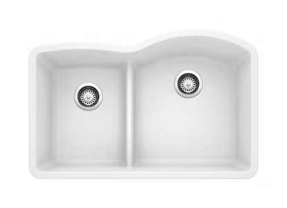 PROHS - Kitchen Sinks - Blanco Diamond Low Divide 40-60 Granite Composite Kitchen Sink