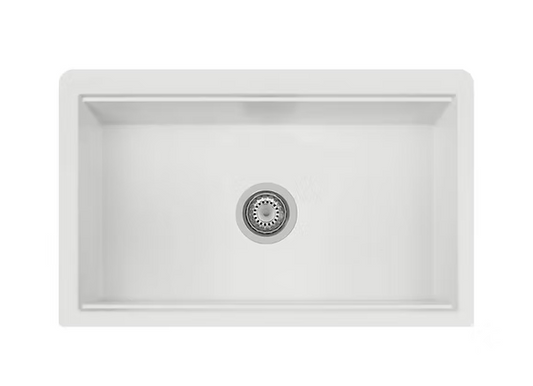 PROHS - Kitchen Sinks - Q Ancona Apron Front Ledged Granite Composite Kitchen Sink