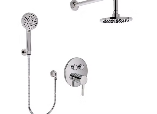 PROHS - Shower Fixtures - HUNTINGTON BRASS Tazio Push Button Shower Package