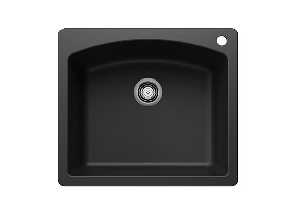 PROHS - Kitchen Sinks - Blanco Diamond Medium Single Bowl Granite Composite Kitchen Sink