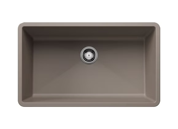 PROHS - Kitchen Sinks - Blanco Precis Super Single Bowl Granite Composite Kitchen Sink