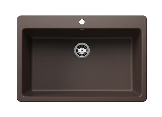 PROHS - Kitchen Sinks - Blanco Liven Super Single Bowl Granite Composite Kitchen Sink