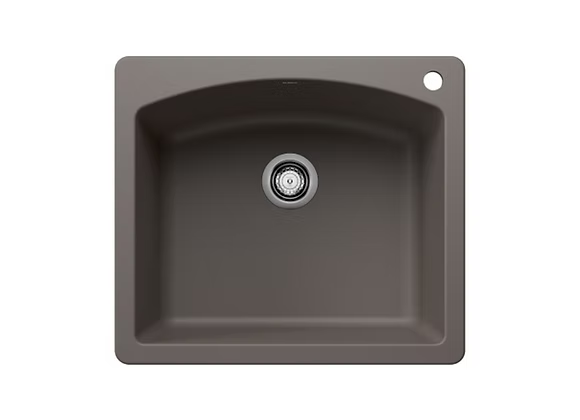 PROHS - Kitchen Sinks - Blanco Diamond Medium Single Bowl Granite Composite Kitchen Sink