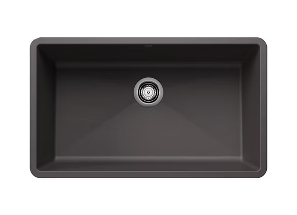 PROHS - Kitchen Sinks - Blanco Precis Super Single Bowl Granite Composite Kitchen Sink