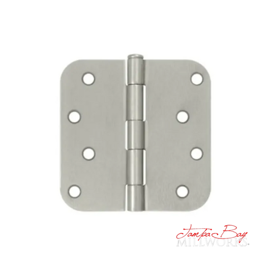 DOOR HARDWARE: Hinge 4" US15 (SN) 5/8 R EA