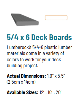 LUMBEROCK Decking