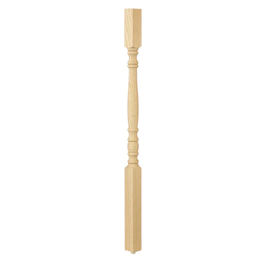 C-5005 Hampton Series Square Top Wood Baluster - Size 1-3/4" - Length 36"