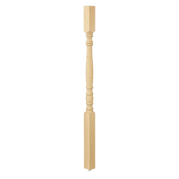 C-5005 Hampton Square Top Wood Baluster - Size 1-3/4" - Length 41"