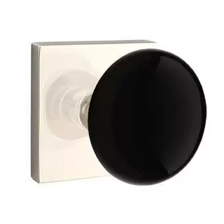Emtek 5110 Passage Porcelain Door Knob with Square Rosette
