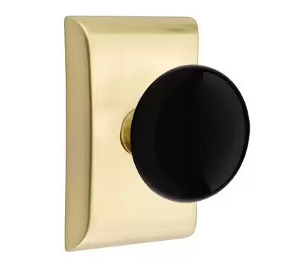 Emtek 5051 Porcelain Door Double Dummy Set With Neos Rosette