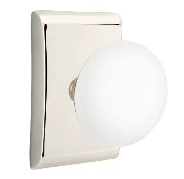 Emtek 5051 Porcelain Door Double Dummy Set With Neos Rosette