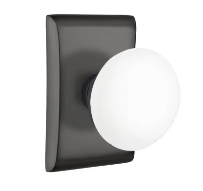 Emtek 5051 Porcelain Door Double Dummy Set With Neos Rosette