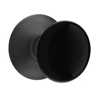 Emtek 5207 Privacy Porcelain Door Knob with Modern Rosette