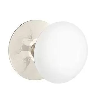 Emtek 5057 Porcelain Door Double Dummy Set With Modern Rosette