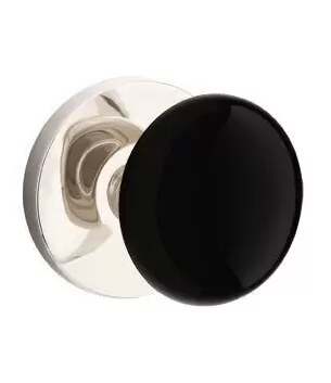 Emtek 5209 Privacy Porcelain Door Knob with Disk Rosette