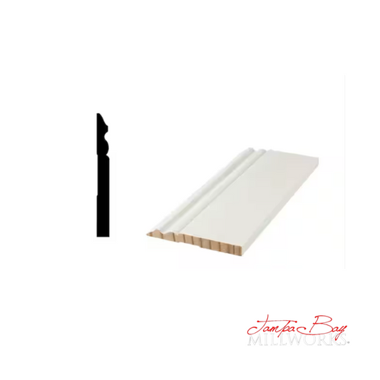 Base:5180 Primed Finger Joint Pine 5-1/4" BASE