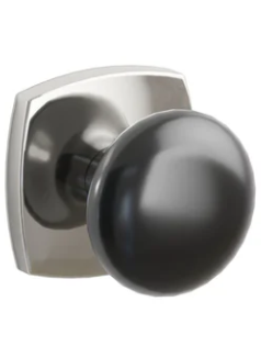 Emtek 5316 Passage Porcelain Door Knob with Urban Modern Rosette