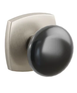 Emtek 5316 Passage Porcelain Door Knob with Urban Modern Rosette