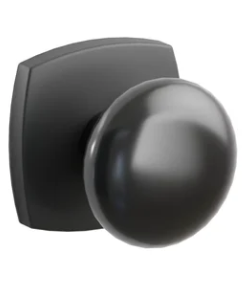 Emtek 5326 Privacy Porcelain Door Knob with Urban Modern Rosette