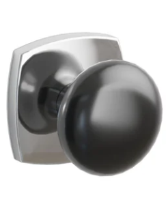 Emtek 5326 Privacy Porcelain Door Knob with Urban Modern Rosette