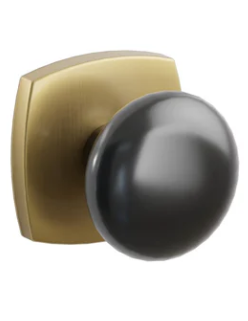 Emtek 5326 Privacy Porcelain Door Knob with Urban Modern Rosette