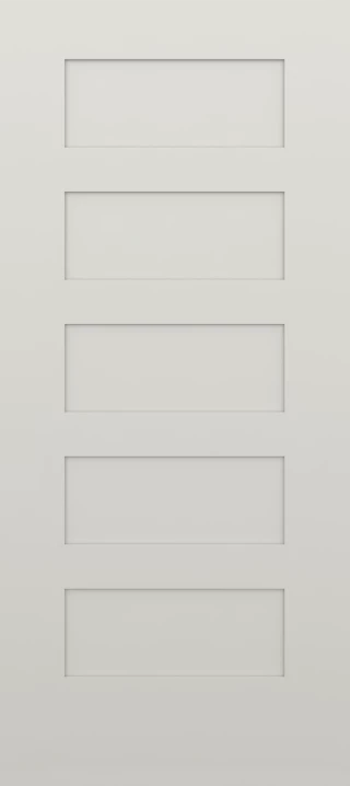 SLAB: Fiberglass Smooth 5-Panel Equal Shaker DRS50 (unfinished)