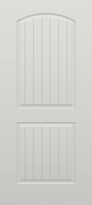 SLAB: Fiberglass Smooth 2-Panel Radius Cottage Plank Raised Panels DRS2G/DRS2G80 (unfinished)