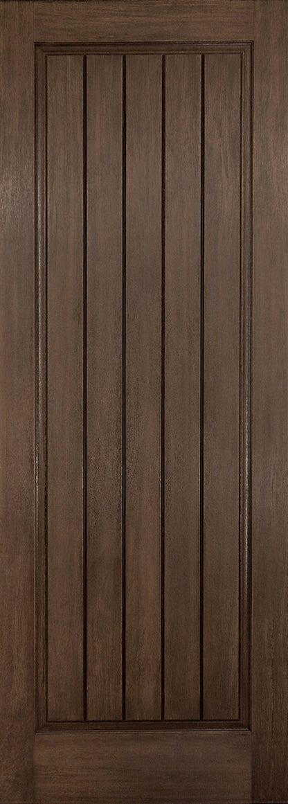 SLAB: Fiberglass WG Texture 1-Panel Square Plank Raised DRA1P80 (unfinished)