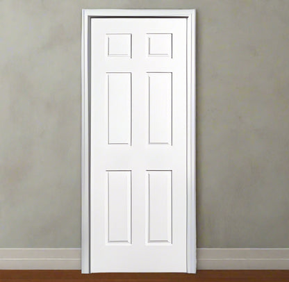 PreHung: Primed Moulded Raised Panel 6/8(80") 20 Min. Fire Rated 1 3/4" Thick SC
