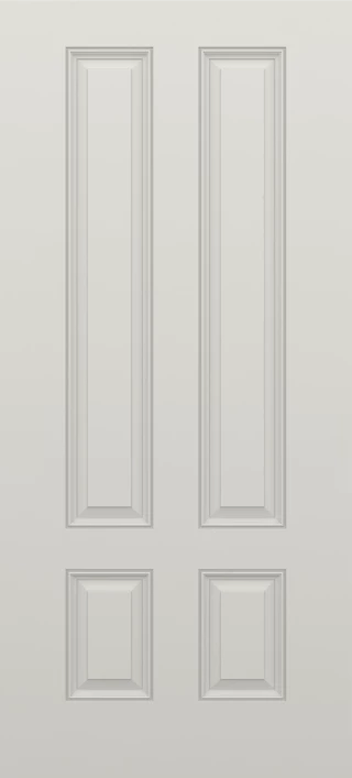 SLAB: Fiberglass Smooth 4-Panel Raised DRS49 (unfinished)