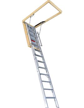 ATTIC STAIRS: Husky Model 800 Aluminum Attic Stairs