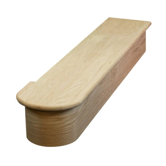 C-8010 48" Starting Steps  - Bullnose (Single End) 48" Reversible Tread