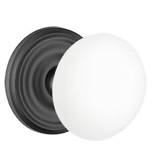 Emtek 8100 Passage, Regular Rosette, Porcelain Knob