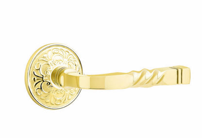 Emtek 8056 Dummy Santa Fe Lever w/Lancaster Rosette