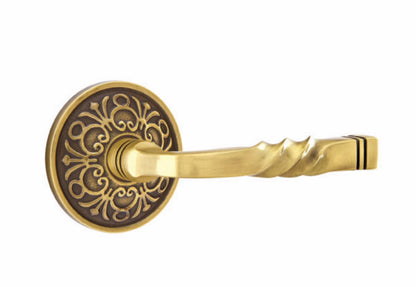 Emtek 8056 Dummy Santa Fe Lever w/Lancaster Rosette