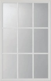Door Glass Insert: Clear Low-E GBG(grills Between the Glass) Non Impact