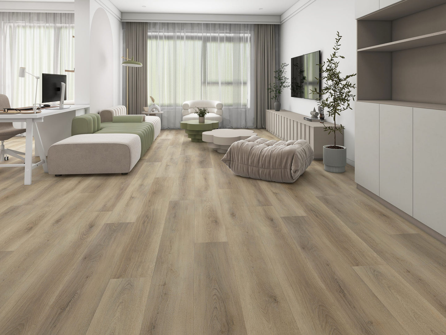 Flooring: ARCHES Luxury Vinyl Plank(LVP) Park Collection by Naturally Aged Flooring *add 1 handling fee to order