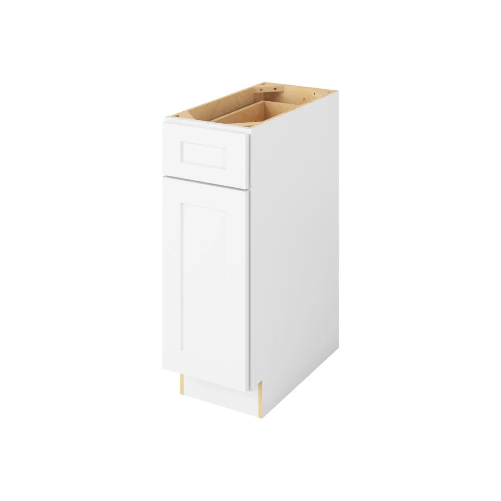Hardware Resources: 12" Base Cabinet 1 Door-1 Drawer 1 Shelf - Polar White
